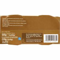 Pera en dados en almíbar EROSKI, pack 2x115 g