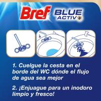 Netejador wc poder actiu blau BREF, pack 1 u