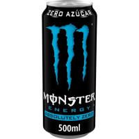 Bebida energética Absolutely zero MONSTER, lata 50 cl Bebida energética Absolutely zero MONSTER, lata 50 cl