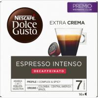 Café Espresso intenso descafeinado DOLCE GUSTO, caja 16 cápsulas Café Espresso intenso descafeinado DOLCE GUSTO, caja 16 cápsulas