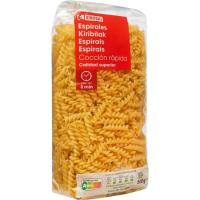 Espirals de cocció ràpida EROSKI, paquet 500 g