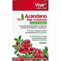 Arándano rojo VIVE+, bote 30 cápsulas Arándano rojo VIVE+, bote 30 cápsulas
