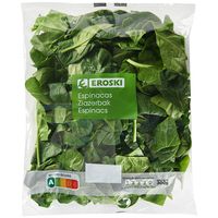 Espinaca EROSKI, bolsa 300 g Espinaca EROSKI, bolsa 300 g