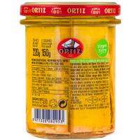 Tonyina del nord en oli d`oliva ORTIZ, flascó 220 g