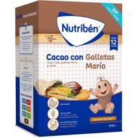 Papilla de cacao con galletas María NUTRIBEN, caja 500 g Papilla de cacao con galletas María NUTRIBEN, caja 500 g