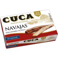 Navaja al natural 4/8 piezas CUCA, lata 65 g Navaja al natural 4/8 piezas CUCA, lata 65 g