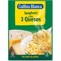 Spaghetti 3 formatges GALLINA BLANCA, sobre 175 g