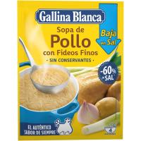 Sopa baixa en sal-grassa GALLINA BLANCA, sobre 68 g