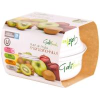Pure de manzana-kiwi GALIFRESH, pack 2x150 g Pure de manzana-kiwi GALIFRESH, pack 2x150 g