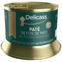 Paté de higado d'ànec al Pedro Ximenez DELICASS, llauna 130 g