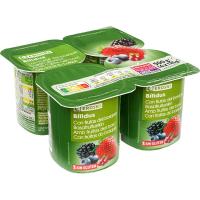 Bífidus con frutas del bosque EROSKI, pack 4x125 g Bífidus con frutas del bosque EROSKI, pack 4x125 g