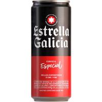 Cerveza especial ESTRELLA GALICIA, lata 33 cl Cerveza especial ESTRELLA GALICIA, lata 33 cl