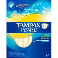 Tampón regular TAMPAX Pearl, caja 24 uds Tampón regular TAMPAX Pearl, caja 24 uds