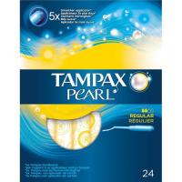 Tampón regular TAMPAX Pearl, caja 24 uds