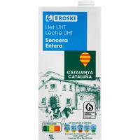 Llet sencera de Catalunya EROSKI, brik 1 litre