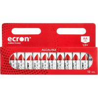 Pila alcalina LR06 (AA) ECRON, pack 12 uds Pila alcalina LR06 (AA) ECRON, pack 12 uds