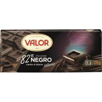 Xocolata negra 82% VALOR, tauleta 170 g Xocolata negra 82% VALOR, tauleta 170 g