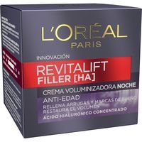 Crema de noche antiedad L`OREAL Revitalift Filler, pack 1 unid.