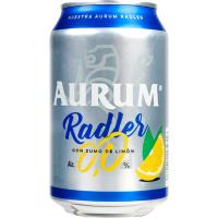Cerveza 0,0% AURUM Radler, lata 33 cl Cerveza 0,0% AURUM Radler, lata 33 cl