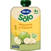 Bolsita de manzana-plátano HERO Baby, doypack 100 g Bolsita de manzana-plátano HERO Baby, doypack 100 g
