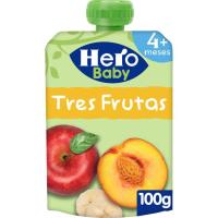 Bolsita de 3 frutas HERO Baby, doypack 100 g Bolsita de 3 frutas HERO Baby, doypack 100 g
