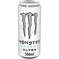 Bebida energética Ultra White MONSTER, lata 50 cl Bebida energética Ultra White MONSTER, lata 50 cl