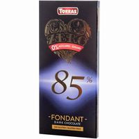 Negra 85% sense sucre TORRAS, paquet 100 g Negra 85% sense sucre TORRAS, paquet 100 g