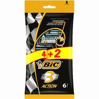 Maquinilla desechable BIC 3 Action, pack 4+2 uds. Maquinilla desechable BIC 3 Action, pack 4+2 uds.