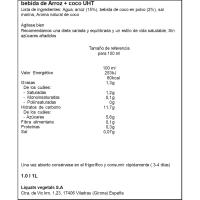 Beguda d`arròs-coco YOSOY, brik 1 litre