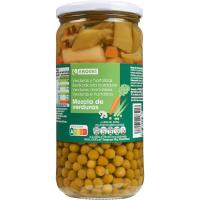 Mezcla de verduras EROSKI, frasco 425 g Mezcla de verduras EROSKI, frasco 425 g