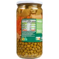 Barreja de verdures EROSKI, flascó 425 g