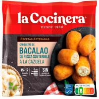 Croquetes de cassola de bacallà LA COCINERA, borsa 500 g Croquetes de cassola de bacallà LA COCINERA, borsa 500 g