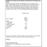 Galleta chocobom leche GULLÓN, paquete 100 g