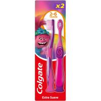 Cepillo manual Smiles 2-6 años COLGATE, pack 2 uds. Cepillo manual Smiles 2-6 años COLGATE, pack 2 uds.