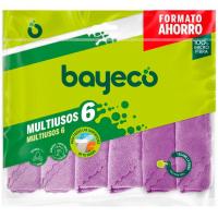 Bayeta microfibra multiusos BAYECO, pack 6 uds Bayeta microfibra multiusos BAYECO, pack 6 uds