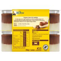 Mousse duo de chocolate blanco LA LECHERA, pack 4x59 g