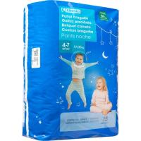 Bolquer de nit 17-30 kg 4-7 anys Talla 1 EROSKI, paquet 15 u