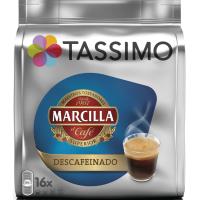 Café expresso descafeinado TASSIMO MARCILLA, paquete 16 uds Café expresso descafeinado TASSIMO MARCILLA, paquete 16 uds