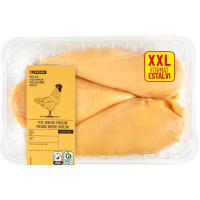 Pechugas enteras pollo formato ahorro XXL EROSKI, bandeja aprox. 950 g Pechugas enteras pollo formato ahorro XXL EROSKI, bandeja aprox. 950 g