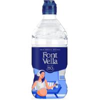 Agua mineral natural FONT VELLA, botella tapón sport 75 cl Agua mineral natural FONT VELLA, botella tapón sport 75 cl