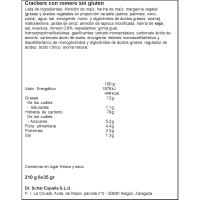 Crackers al rosmarino SCHÄR, paquet 210 g