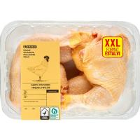 Cuarto trasero de pollo formato XXL EROSKI, bandeja aprox. 1.3 kg Cuarto trasero de pollo formato XXL EROSKI, bandeja aprox. 1.3 kg