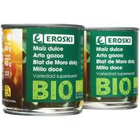 Blat de moro EROSKI BIO, pack 2x140 g