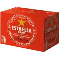 Cerveza ESTRELLA DAMM, pack 24x25 cl Cerveza ESTRELLA DAMM, pack 24x25 cl