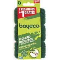 Recambio verde para estropajo con mango BAYECO, pack 2 unid. Recambio verde para estropajo con mango BAYECO, pack 2 unid.