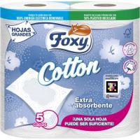 Paper higiènic 5 capes Cotton FOXY, paquet 4 rotllos Paper higiènic 5 capes Cotton FOXY, paquet 4 rotllos