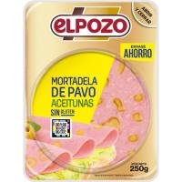 Mortadel·la d`indiot amb olives ELPOZO, safata 250 g Mortadel·la d`indiot amb olives ELPOZO, safata 250 g