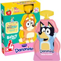 Yogur para llevar sabor fresa-platano DANONINO, pack 4x70 g Yogur para llevar sabor fresa-platano DANONINO, pack 4x70 g