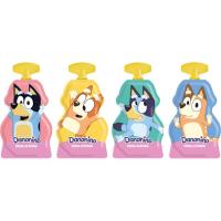 Yogur para llevar sabor fresa-platano DANONINO, pack 4x70 g