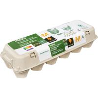 Ou fresc M sòl Catalunya EROSKI, cartó 1 dotzena